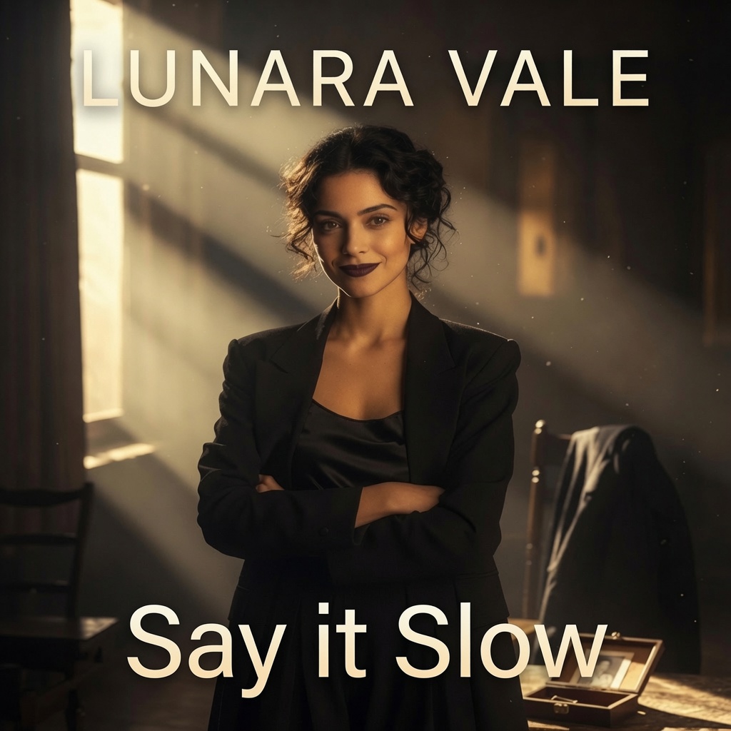 Say it Slow — single cover art by Lunara Vale